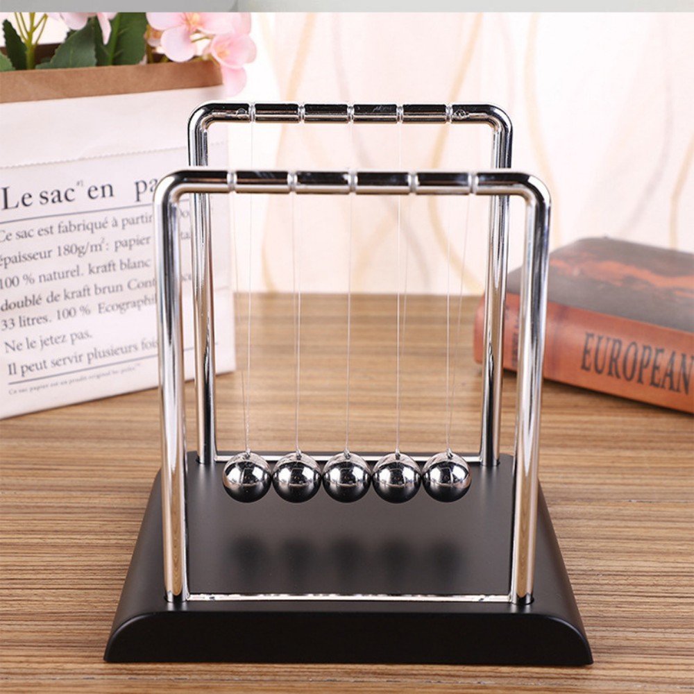 Newton Cradle Large - Newton's Cradle Balance Steel Ball Teaching