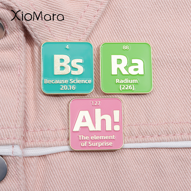 Science Buddies - Periodic Table Enamel Pin Custom Ah