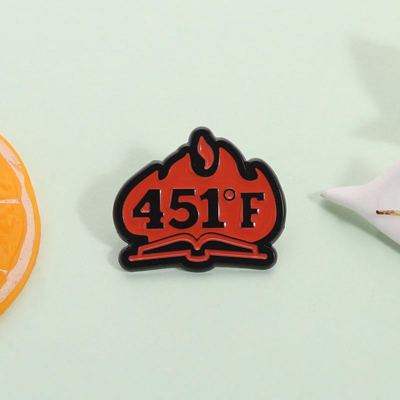 Fahrenheit 451 Book Enamel Pin - Science Buddies 评论和价格