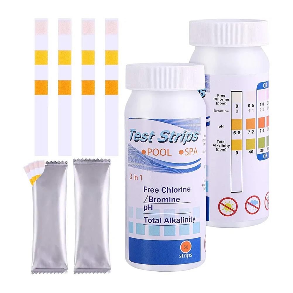 50pcs Chlorine PH Test Strips  - Ph Strip Test 评论和价格