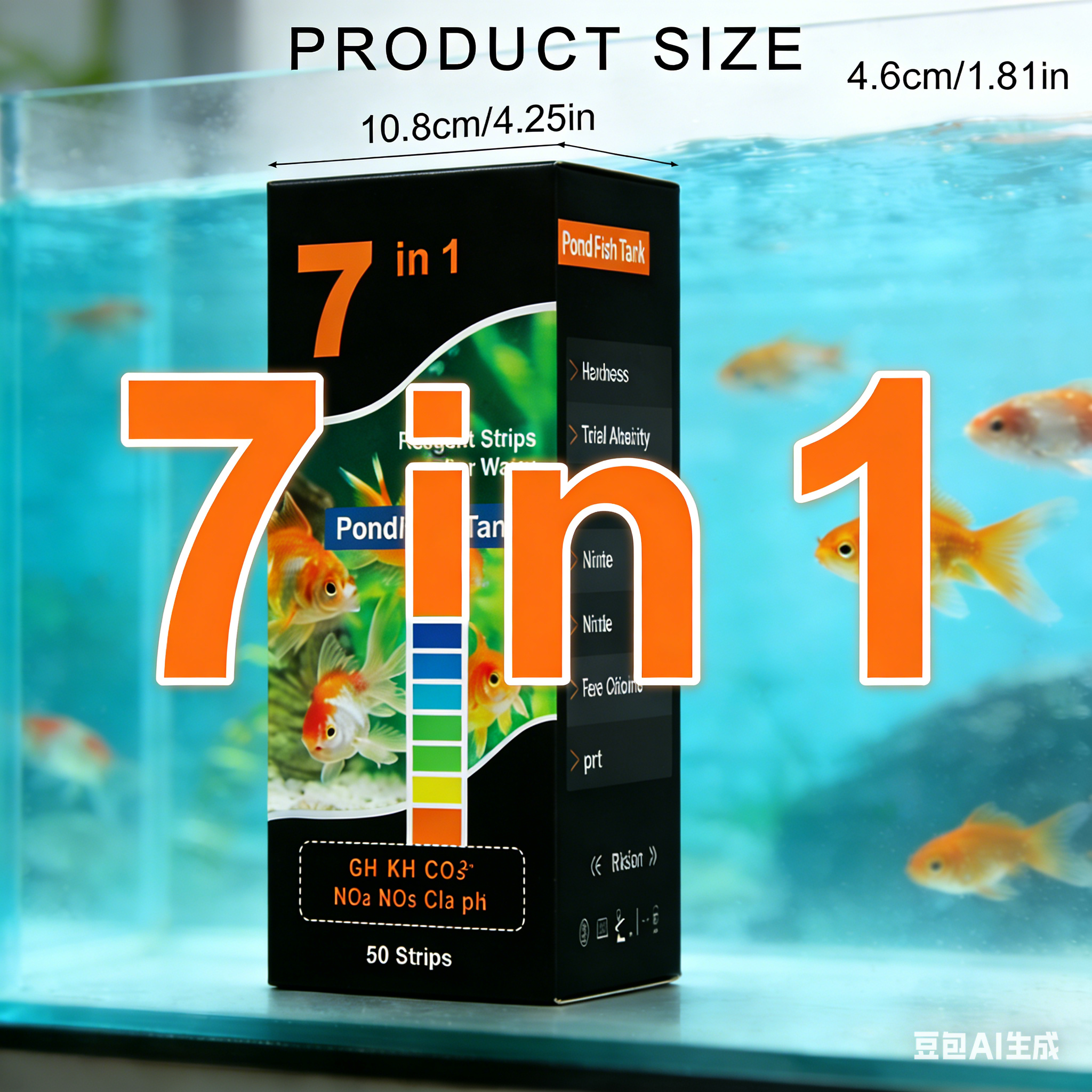 New 7 in 1 Aquarium Swimming P - Ph Strip Test 评论和价格