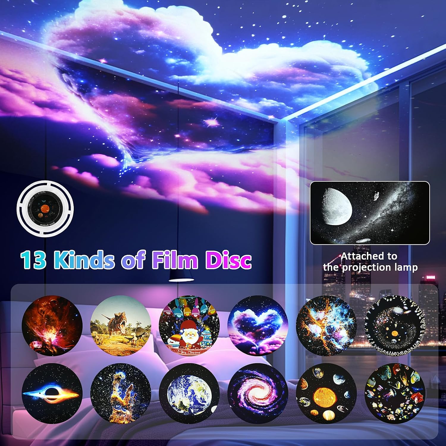 Star Projector 13 in 1 Galaxy  - Planetarium Projector Home 评论和价格