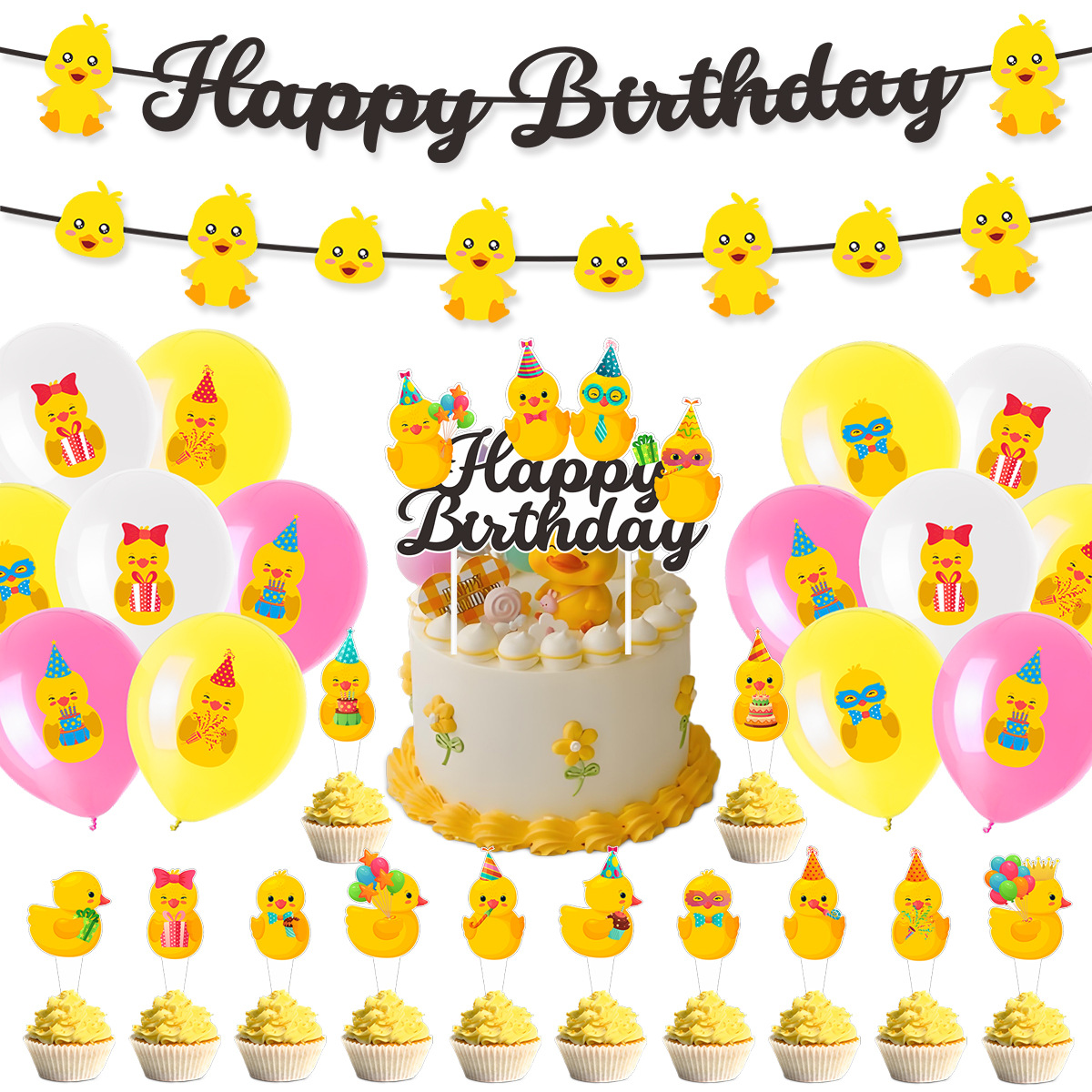 Cute Swim Duck Theme Happy Bir - Science Of Happiness 评论和价格