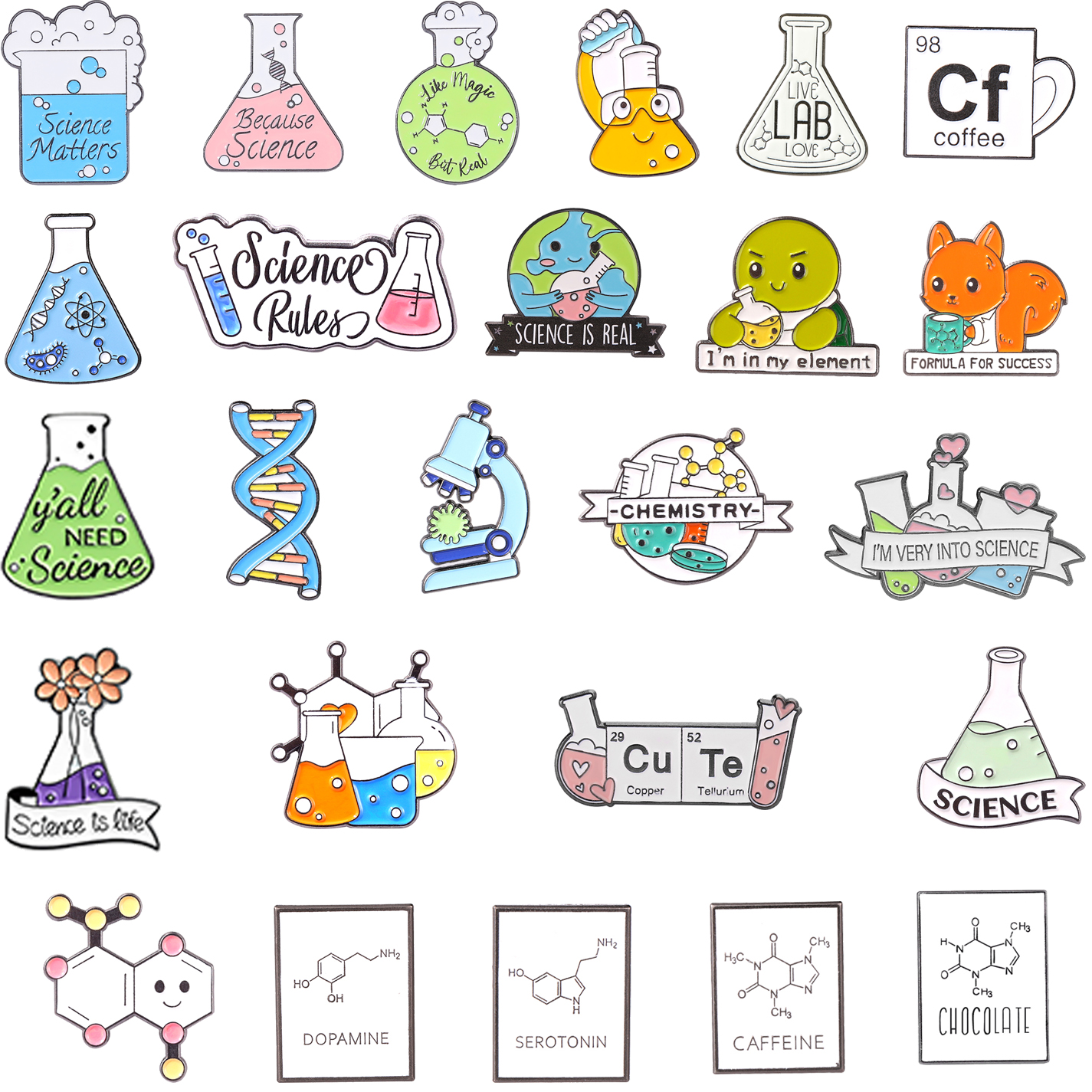 Science Enamel Pins Custom Mol - Science Buddies 评论和价格