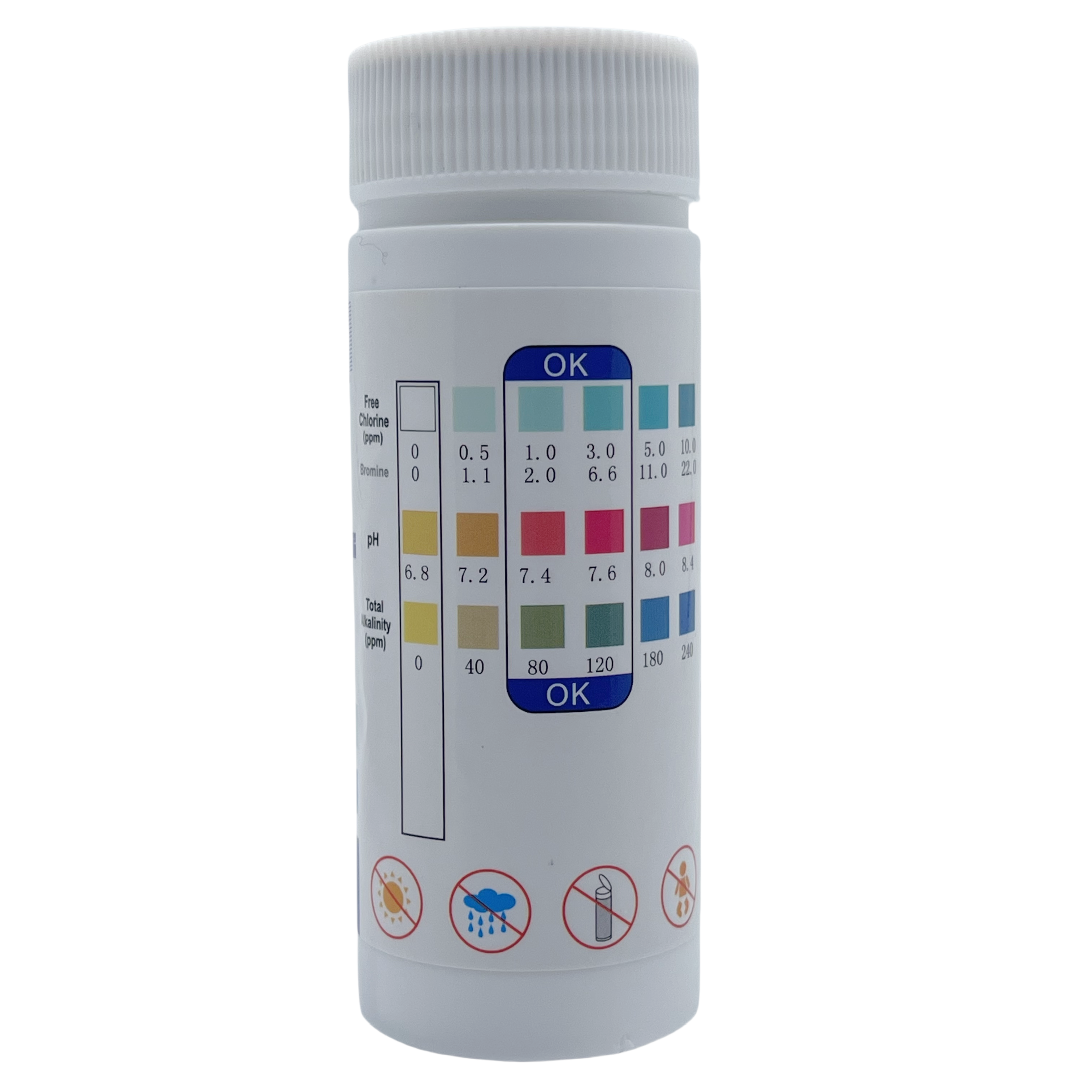 Chlorine PH Test Strips SPA Sw - Ph Strip Test 评论和价格
