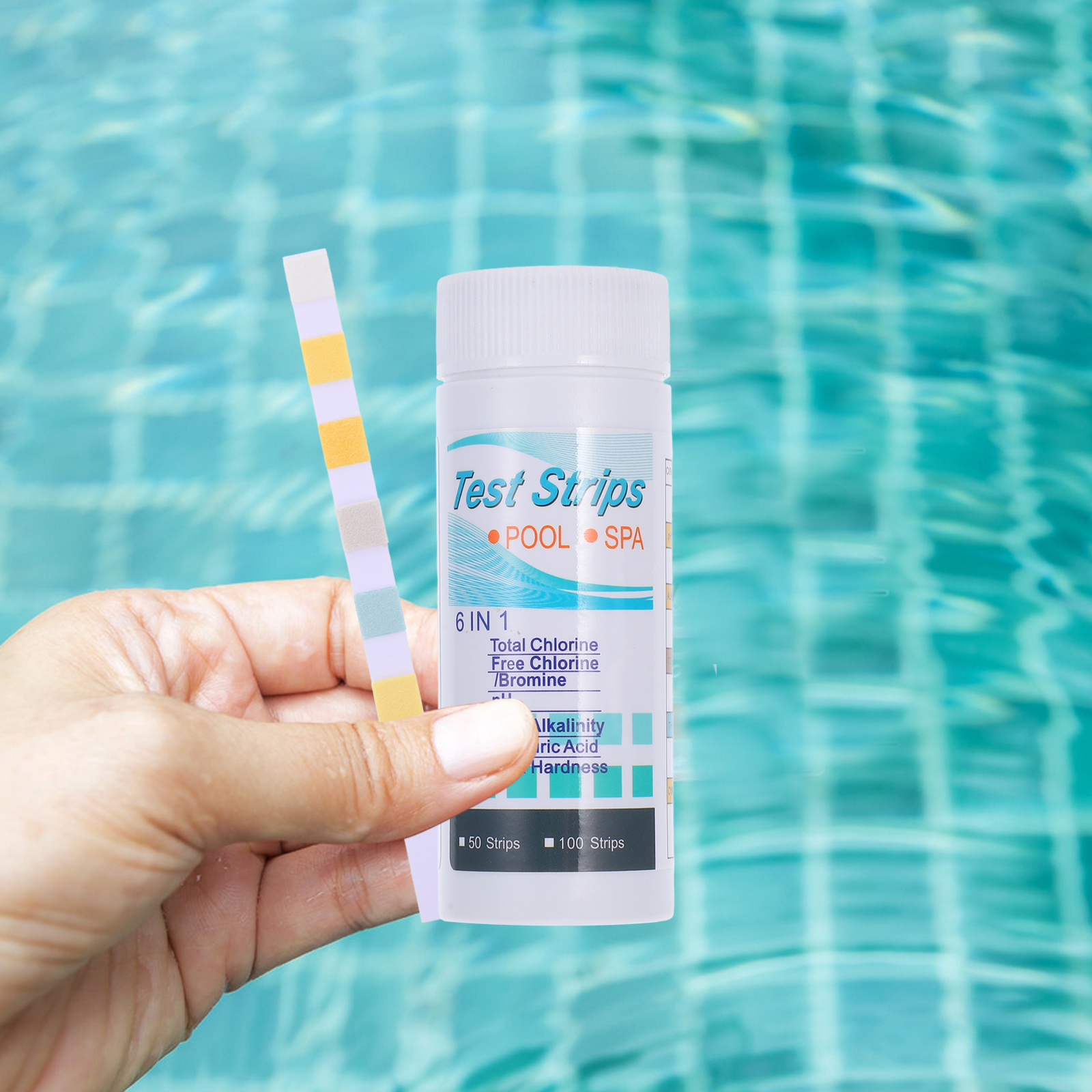 50Pcs Pool PH Test Strips 6 in - Ph Strip Test 评论和价格