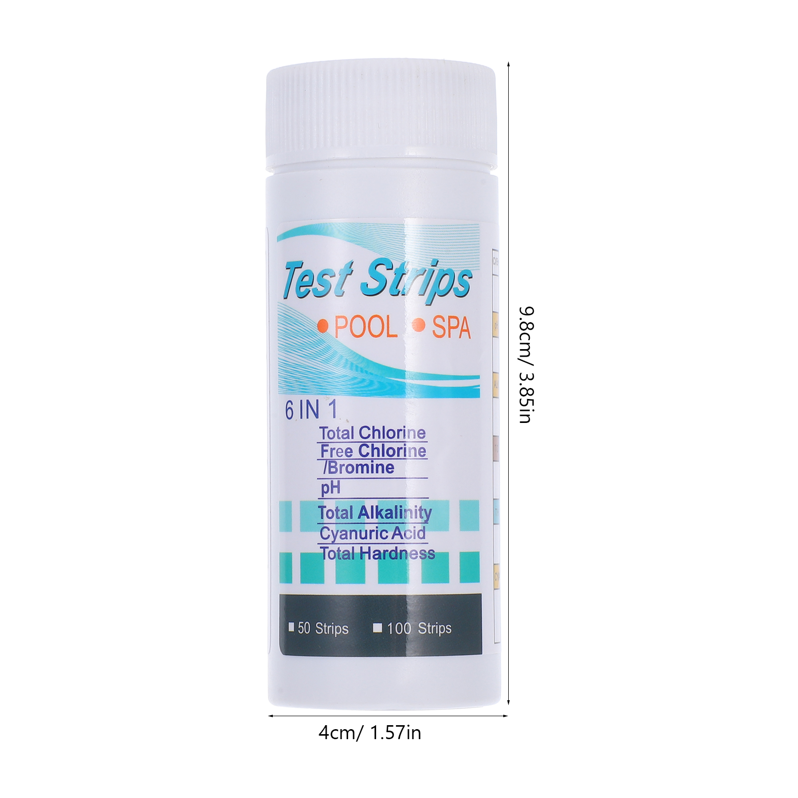50Pcs Pool PH Test Strips 6 in - Ph Strip Test 评论和价格