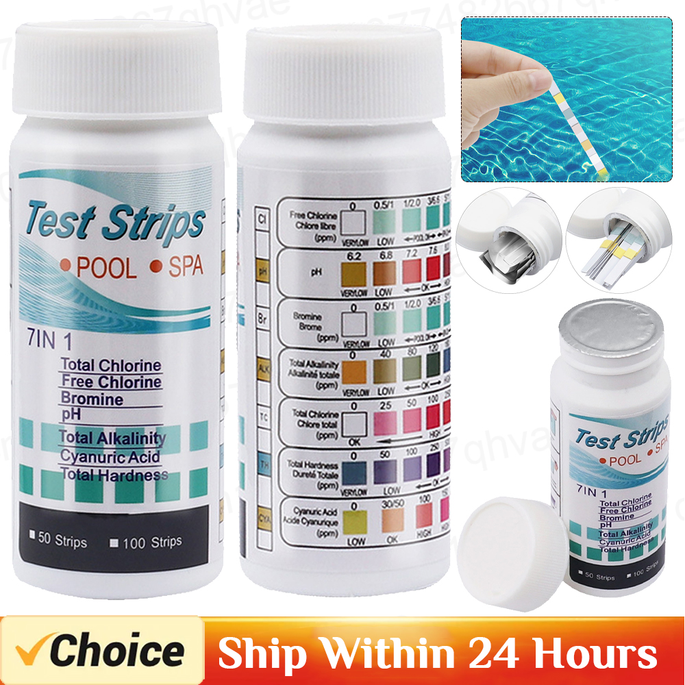 7 in 1 Swimming Pool PH Test P - Ph Strip Test 评论和价格
