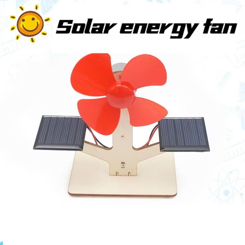 New Wood Plastic Solar Fan Toy - Science Toys Diy 评论和价格