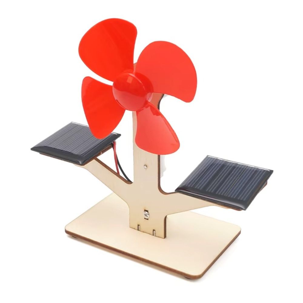 New Wood Plastic Solar Fan Toy - Science Toys Diy 评论和价格