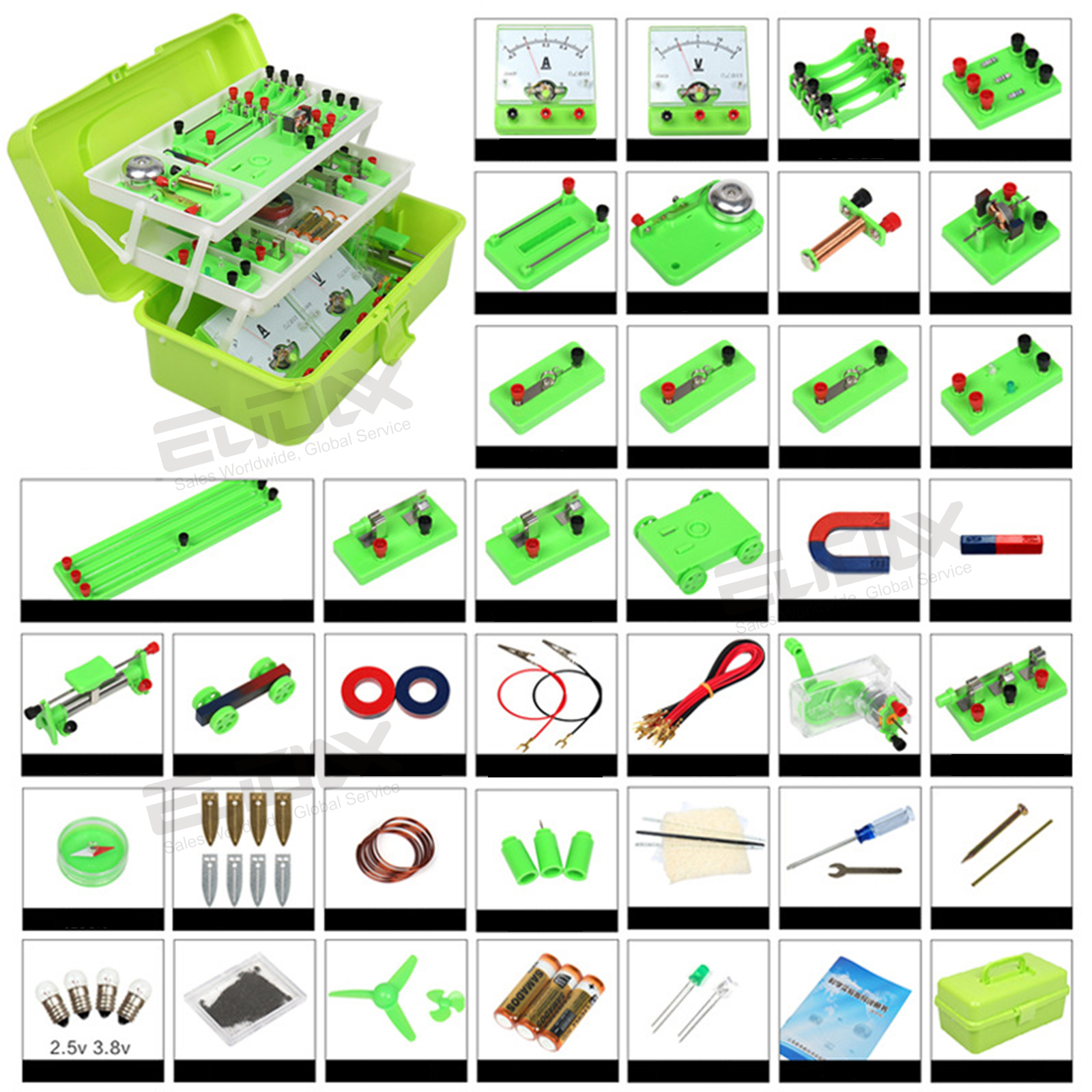 Physics Labs Basic Electricity - Science Project Kit 评论和价格