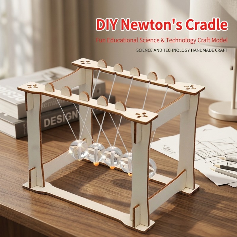 Newton's Cradle Physics Demo D - Science And Invention 评论和价格