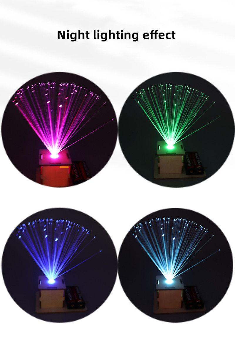 DIY Color Fiber Optic Light ST - Science Project Kit 评论和价格