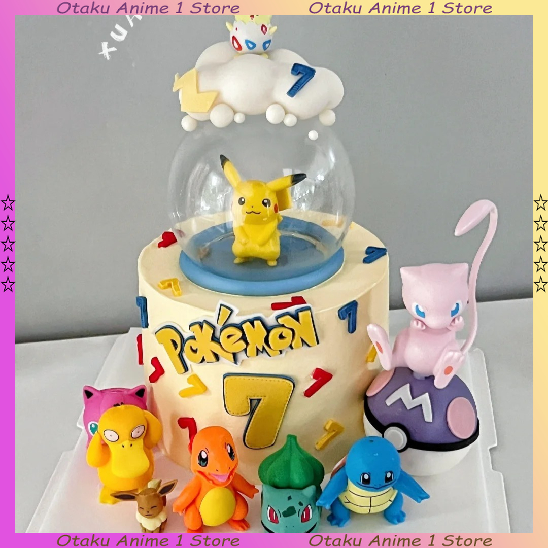 13PCS/SET Pikachu Cake Topper  - Science Of Happiness 评论和价格