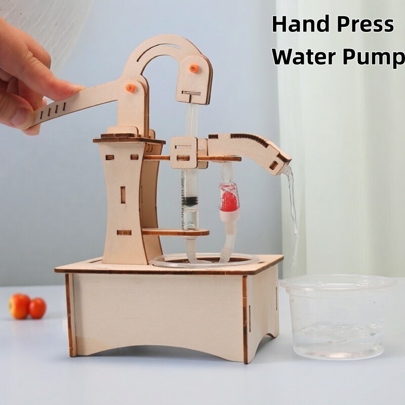 Wooden DIY Hand Pump Well Mode - Science Nature 评论和价格