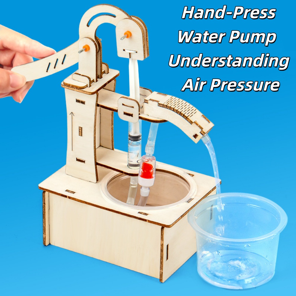 Wooden DIY Hand Pump Well Mode - Science Nature 评论和价格