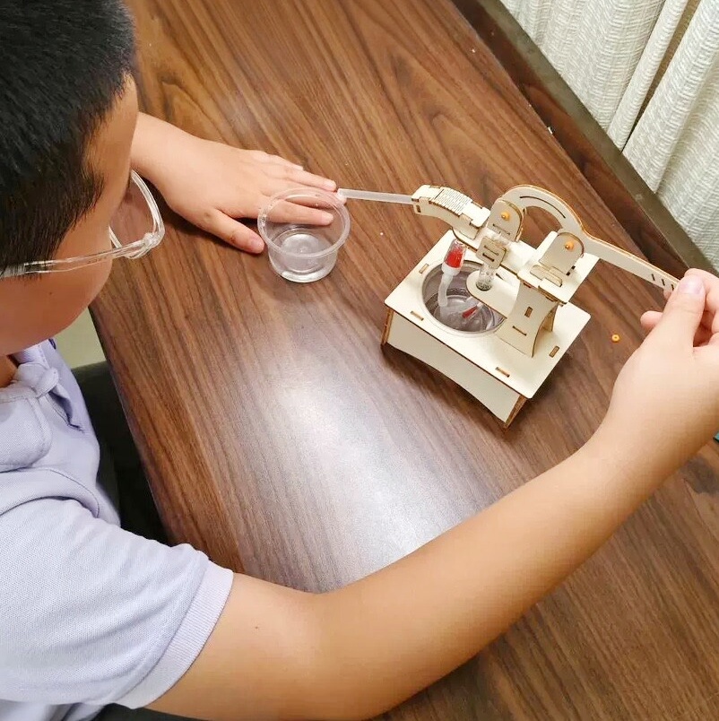 Wooden DIY Hand Pump Well Mode - Science Nature 评论和价格