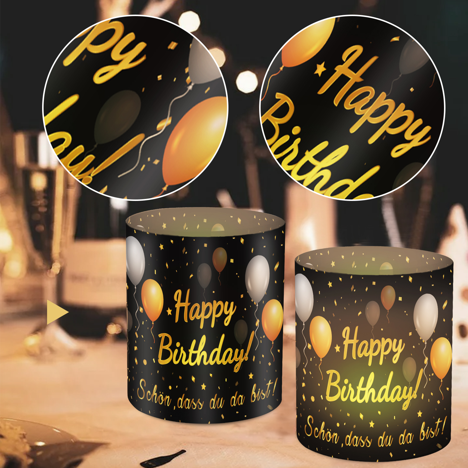 12pcs Happy Birthday Candle Ta - Science Of Happiness 评论和价格